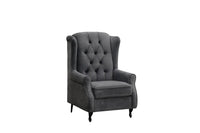 Toronto Velvet Fabric Armchair – Single Seater
