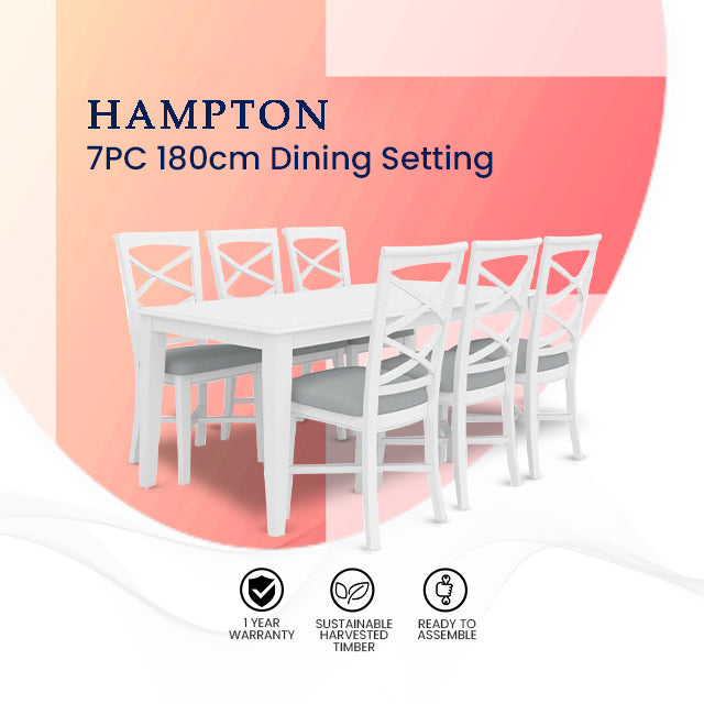 Summer 7 PCS 180 CMS Dining Setting