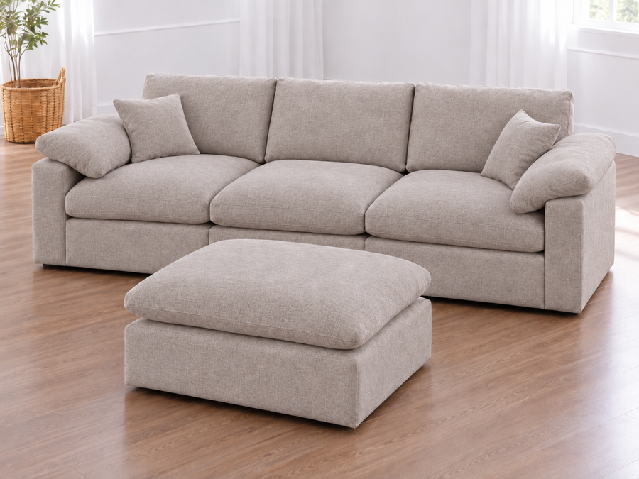 EILISH 3 SEATER Fabric Lounge