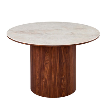 compare product Ollie Contemporary Round Dining Table 120cm