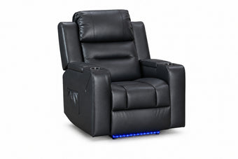 compare product LUXIMO LEATHER Single Seater Electric Recliner