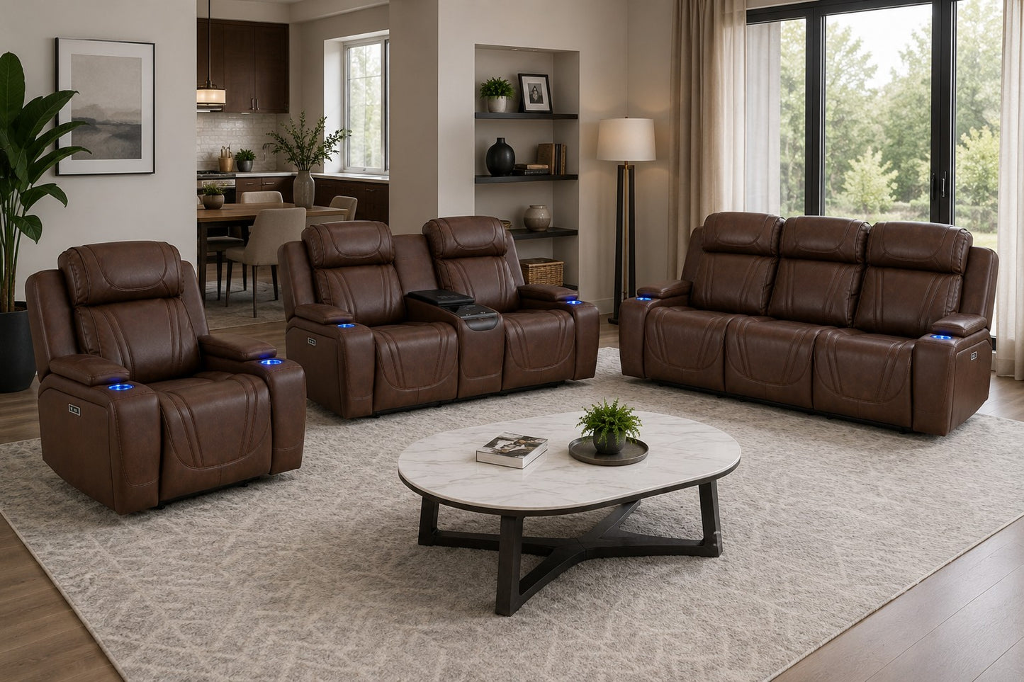 Lexington 3/2/1 Electric Recliner Lounge