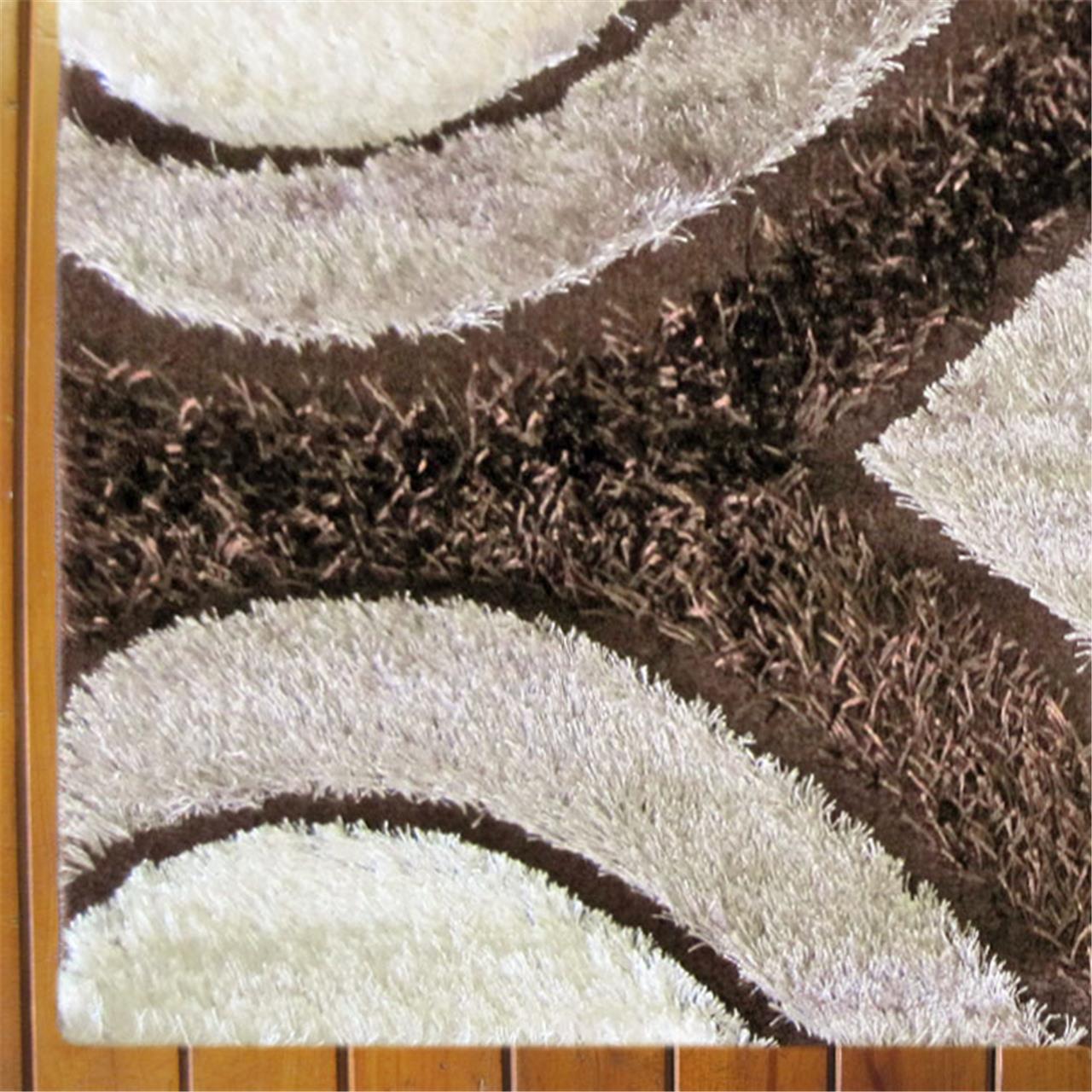 Luxury Shaggy 1204 Brown Rug
