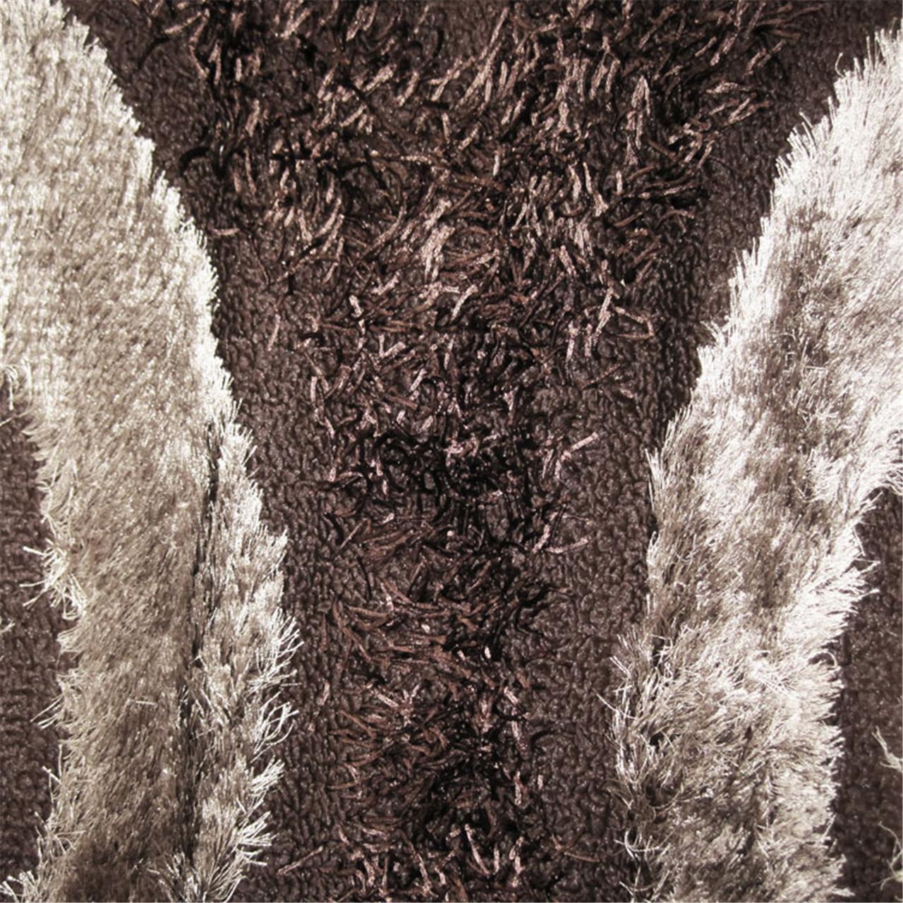Luxury Shaggy 1204 Brown Rug