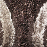 Luxury Shaggy 1204 Brown Rug