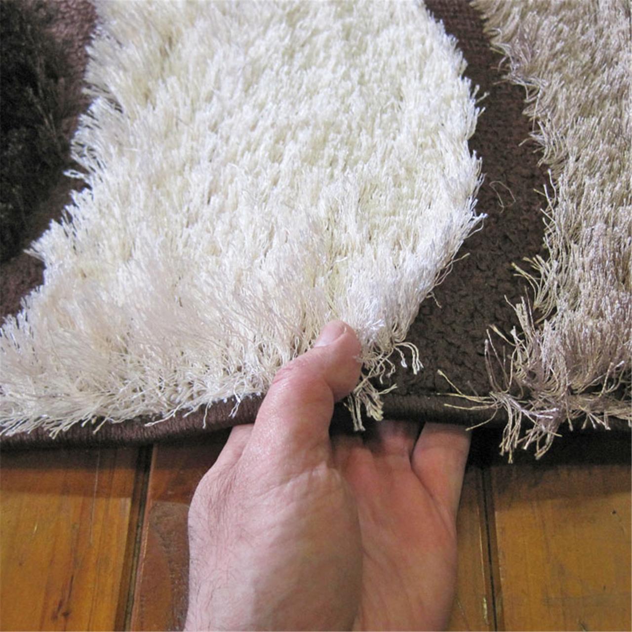 Luxury Shaggy 1204 Brown Rug