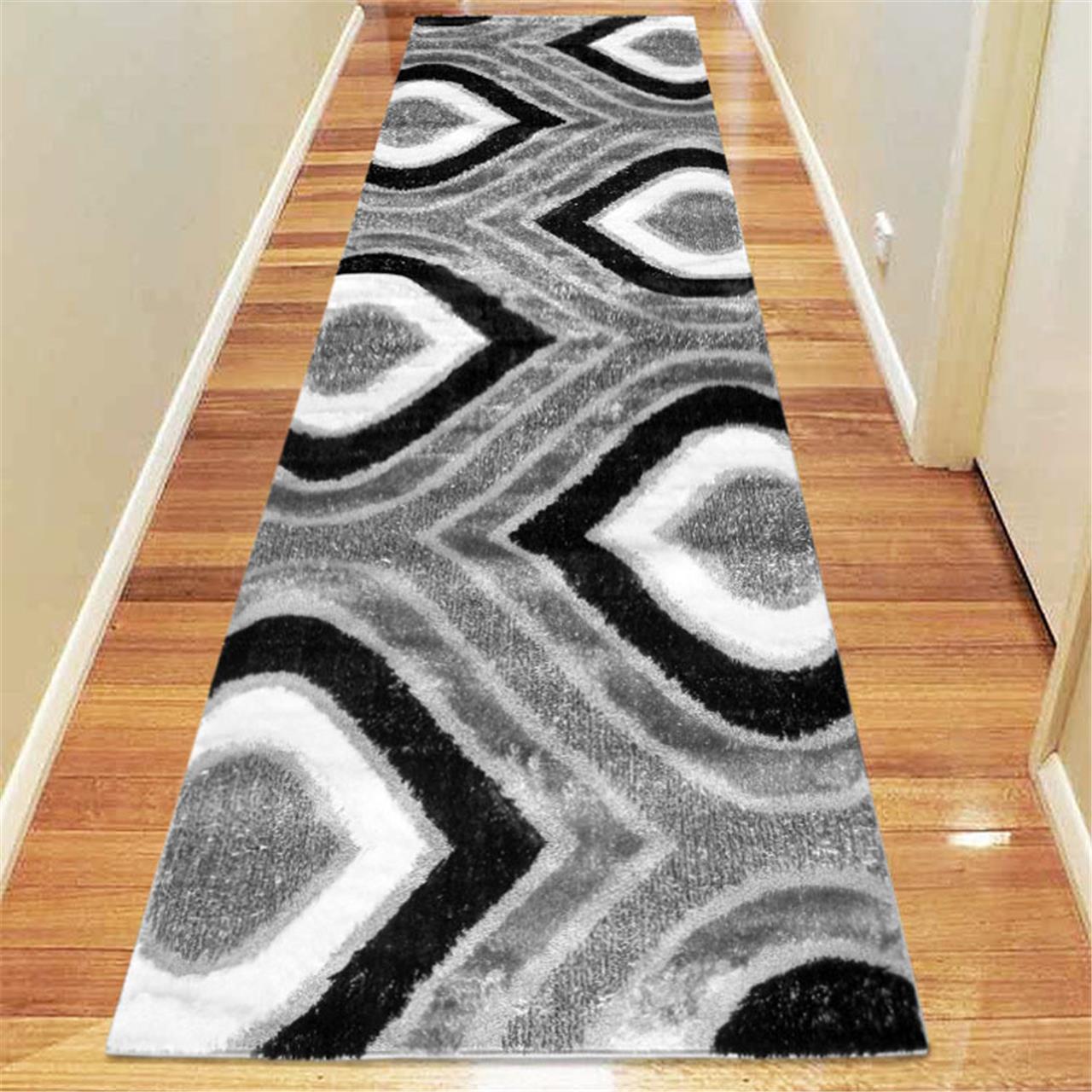 Luxury Shaggy 1204 Grey Rug