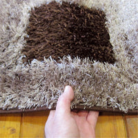 Luxury Shaggy 1206 Brown Rug