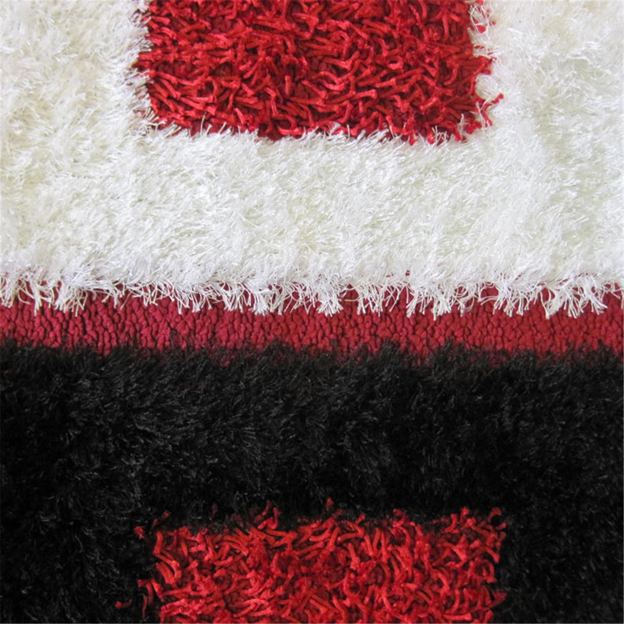 Luxury Shaggy 1206 Red Rug