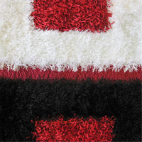 Luxury Shaggy 1206 Red Rug
