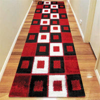 Luxury Shaggy 1206 Red Rug