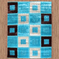 Luxury Shaggy 1206 Turquoise Rug