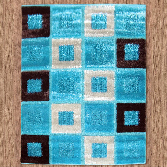 Luxury Shaggy 1206 Turquoise Rug