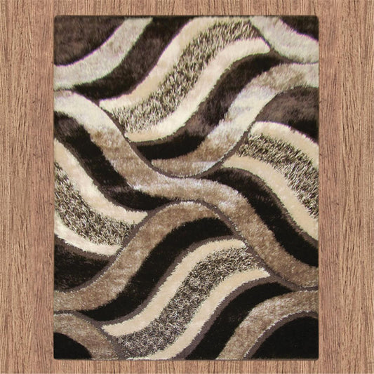 Luxury Shaggy 5328 Brown Rug