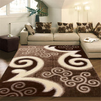 Luxury Shaggy 5330 Brown Rug