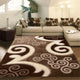 Luxury Shaggy 5330 Brown Rug