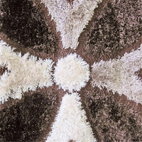 Luxury Shaggy 6048 Brown Rug