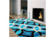 Luxury Shaggy 6048 Turquoise Rug