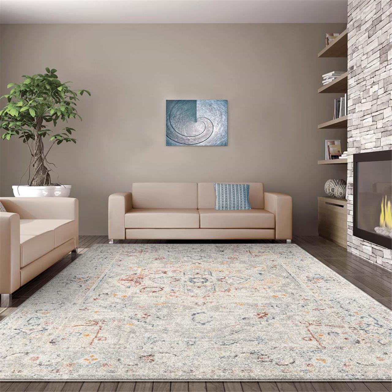 Luna 7406 Lt.Grey Rug