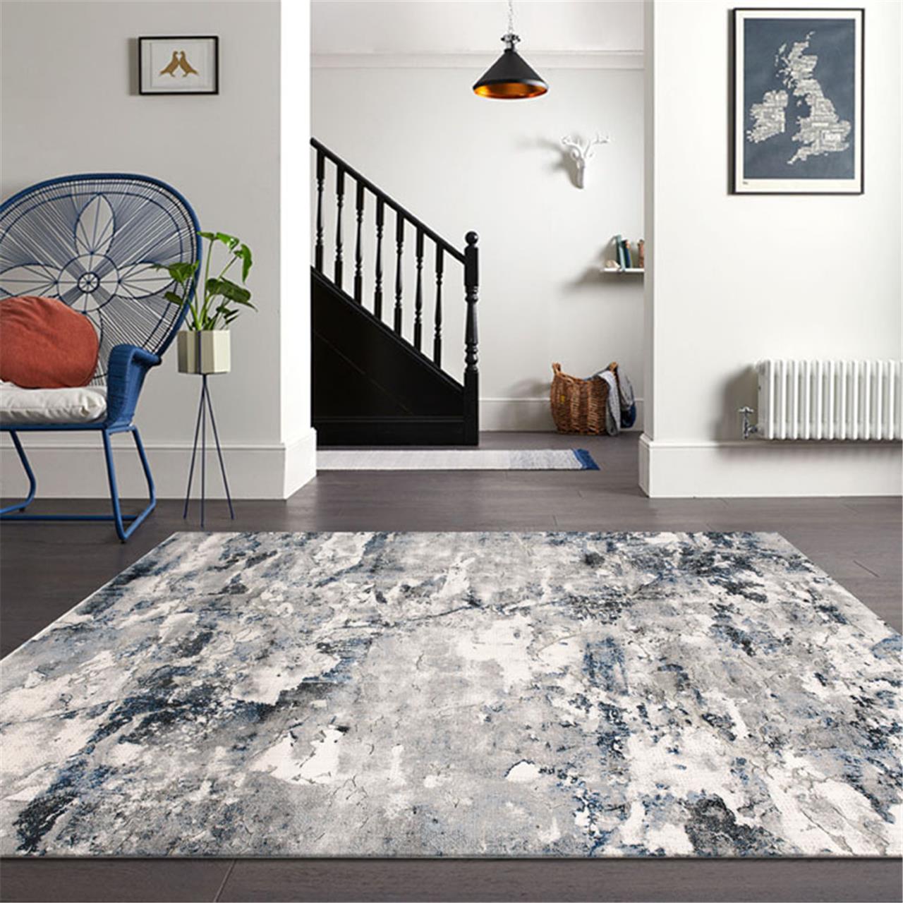 Maxem Rug Maxim 8605 Blue Rug - halfpricefurniture – Half Price Furniture