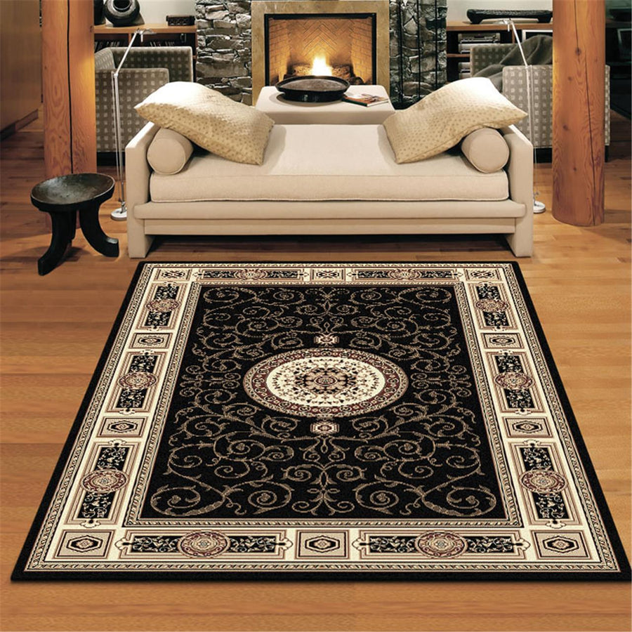 Palace 7647 Black Rug