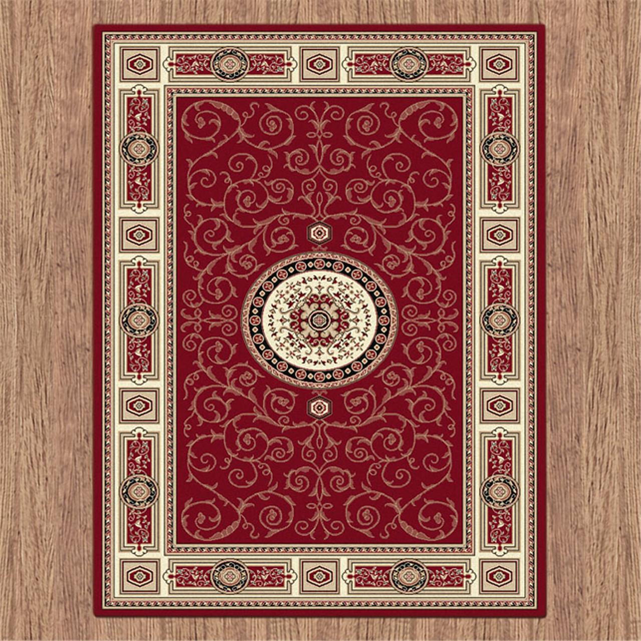 Palace 7647 Red Rug - halfpricefurniture – Half Price Furniture