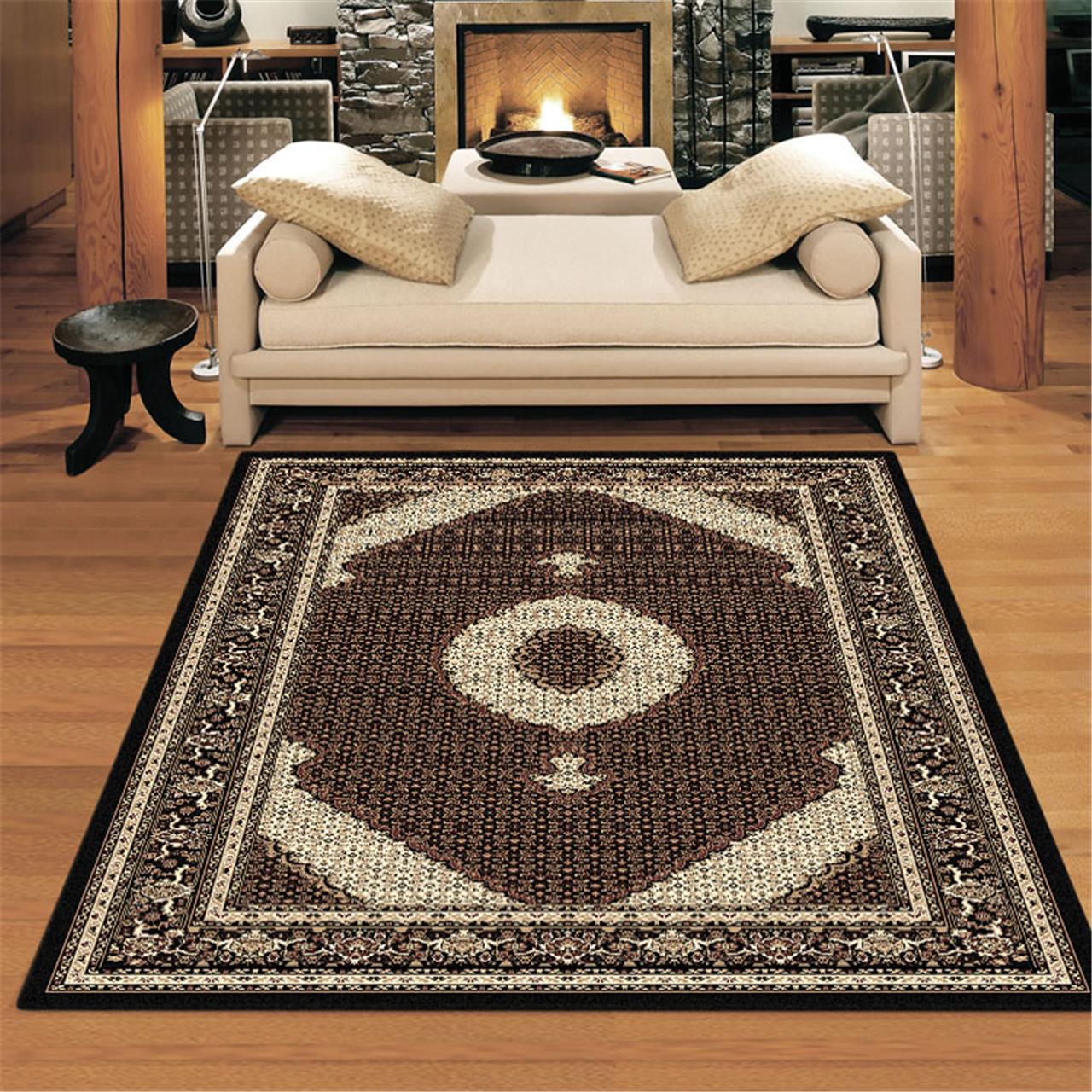 Palace 7650 Black Rug - halfpricefurniture – Half Price Furniture