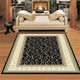 Palace 7653 Black Rug