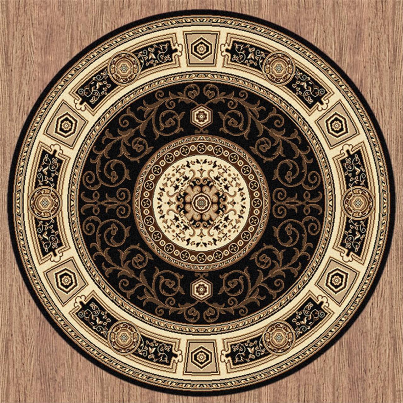 Palace 7647 Black Rug