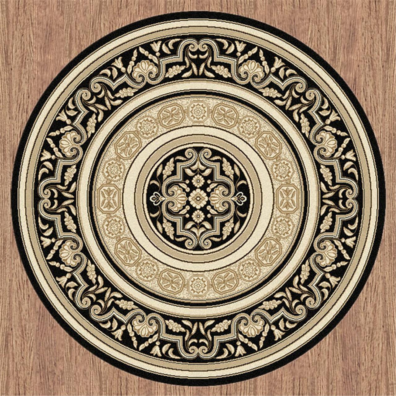 Palace 7652 Black Rug