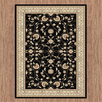 REGAL - 8001 Black Rug