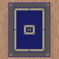 REGAL Dark Blue Rug- 8002