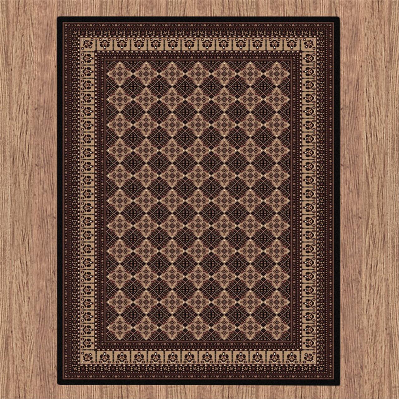 REGAL - 8004 Black Rug