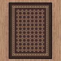 REGAL - 8004 Black Rug