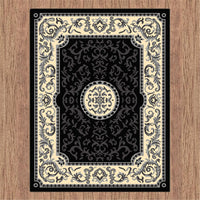 RUBY - 1920 Black Rug