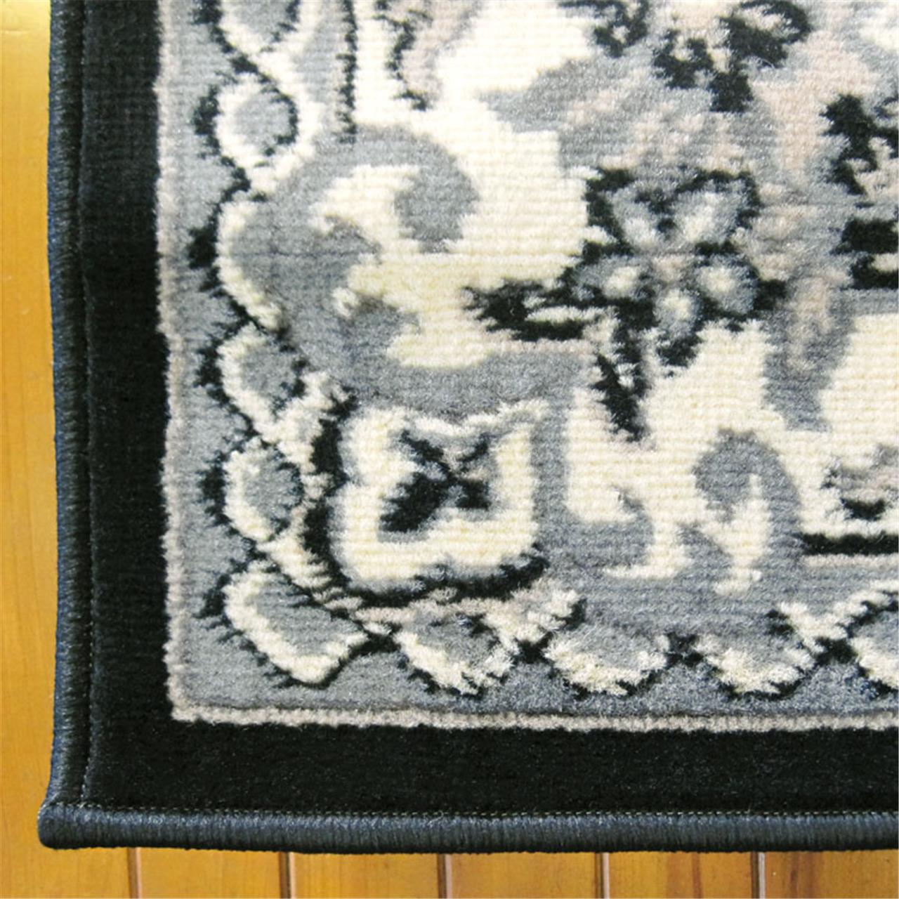 RUBY - 6151 Black Rug