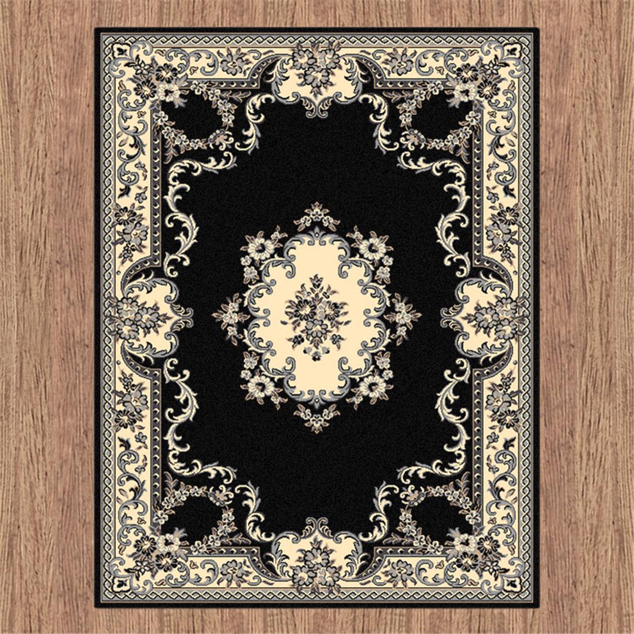 RUBY - 6151 Black Rug