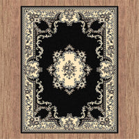 RUBY - 6151 Black Rug