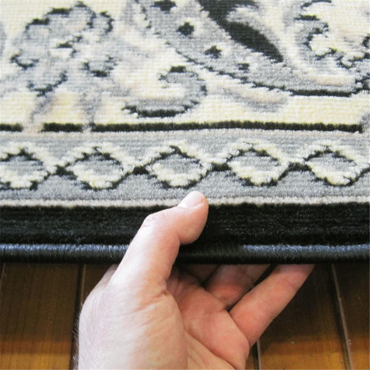 RUBY - 6151 Black Rug