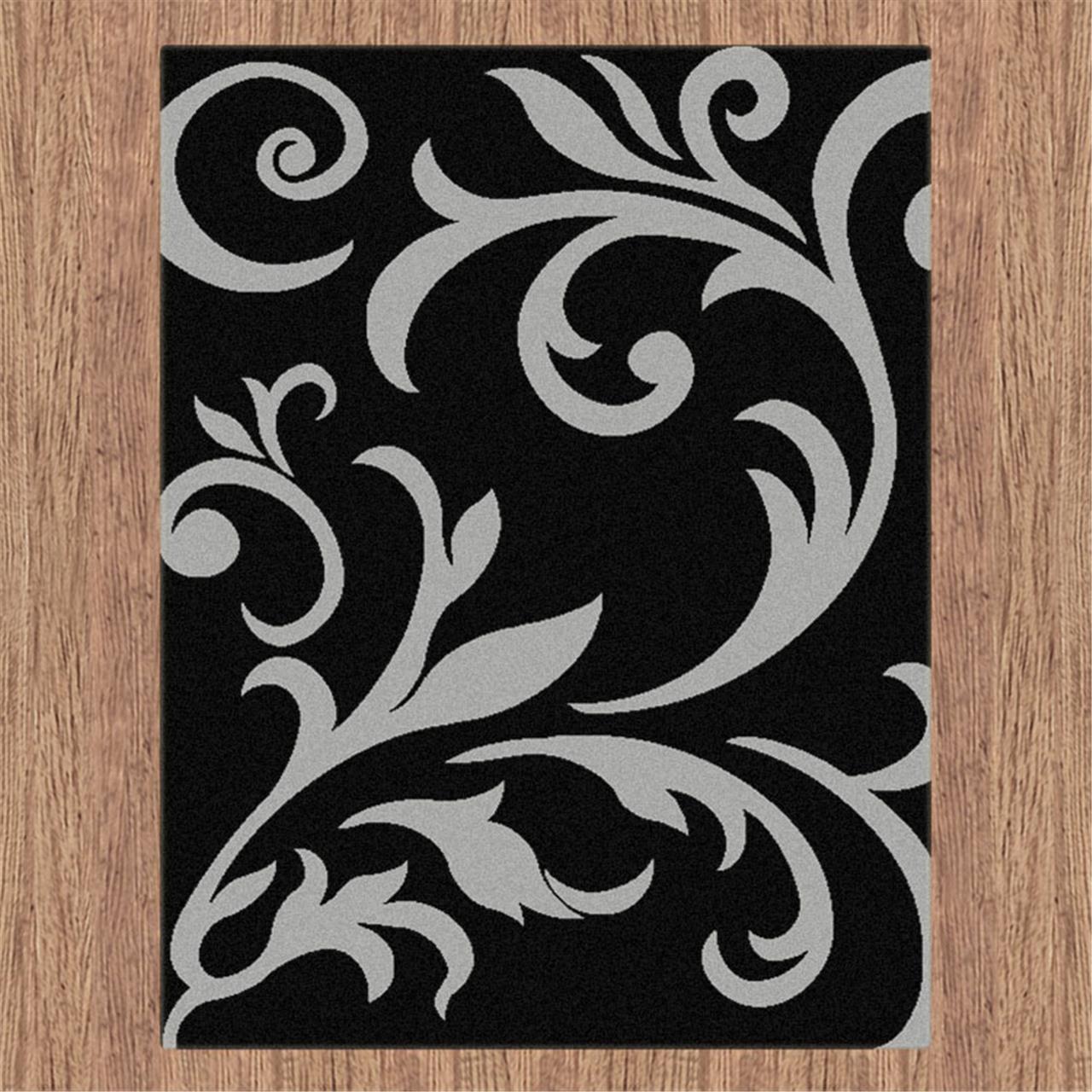 RUBY - 6223 Black Rug