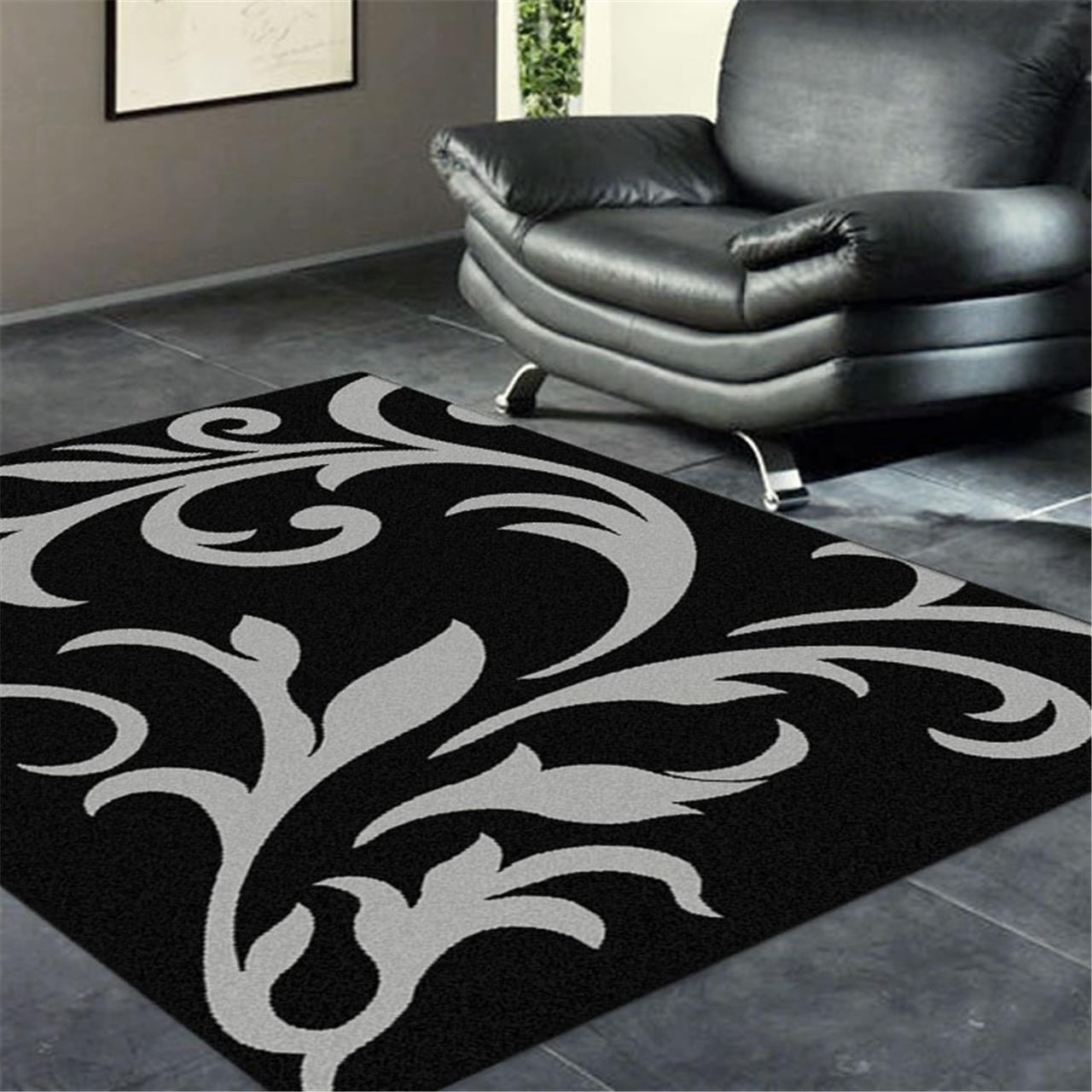 RUBY - 6223 Black Rug