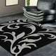 RUBY - 6223 Black Rug