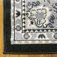 RUBY - 6331 Black Rug