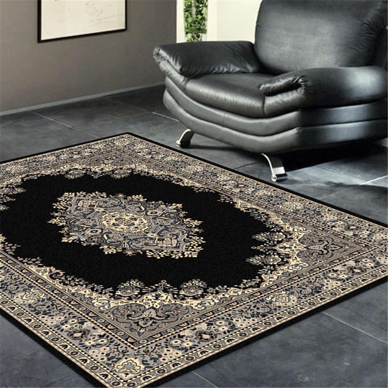 RUBY - 6331 Black Rug