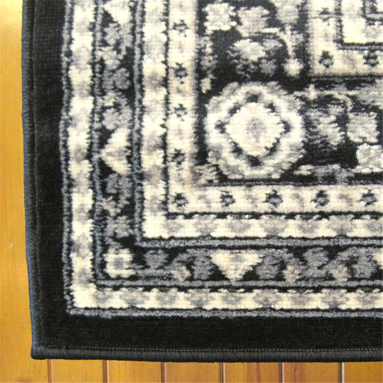 RUBY - 6332 Black Rug