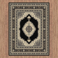 RUBY - 6332 Black Rug