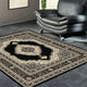 RUBY - 6332 Black Rug