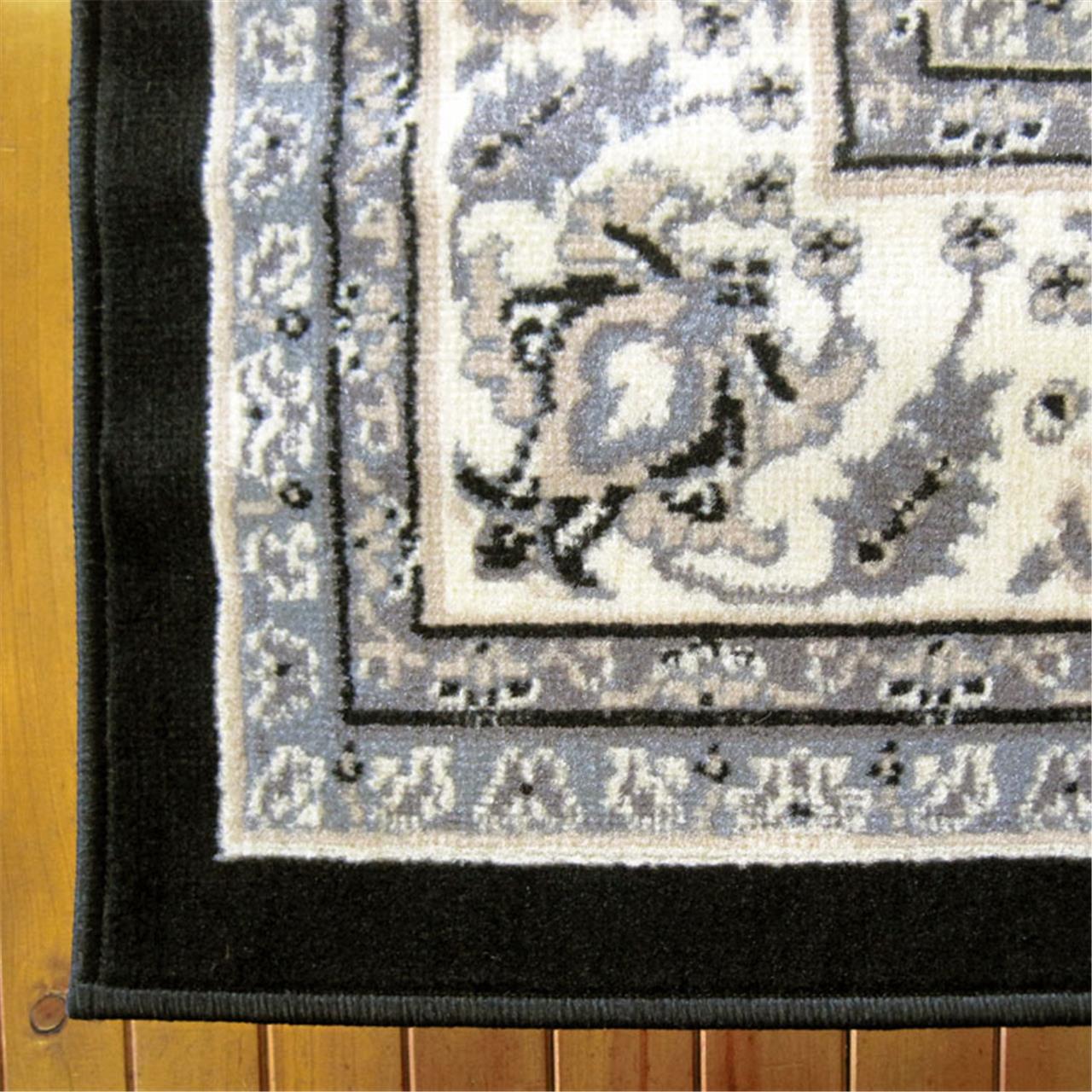 RUBY - 6333 Black Rug