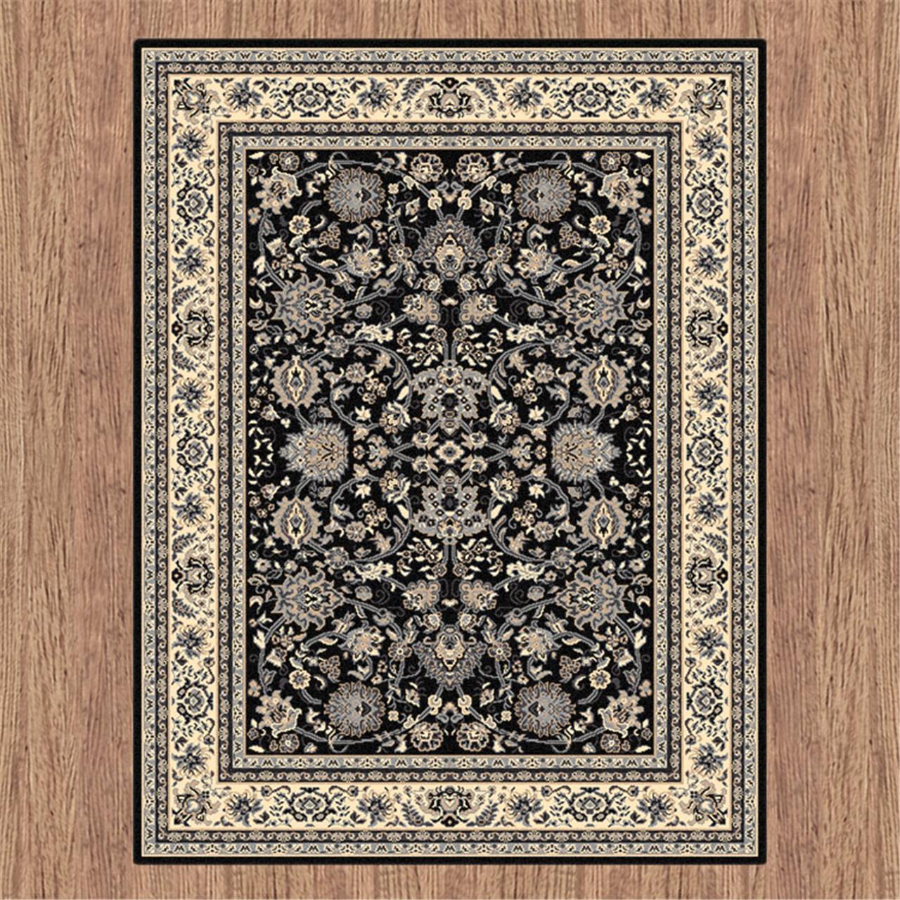RUBY - 6333 Black Rug