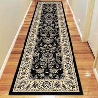 RUBY - 6333 Black Rug